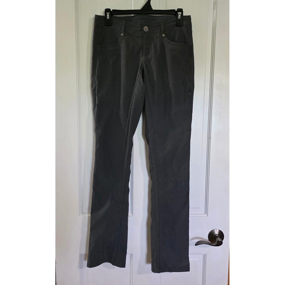 Kuhl Legendary Pant Womens 2 Reg Gray Hiking Outdoor Lightweight Travel Trousers